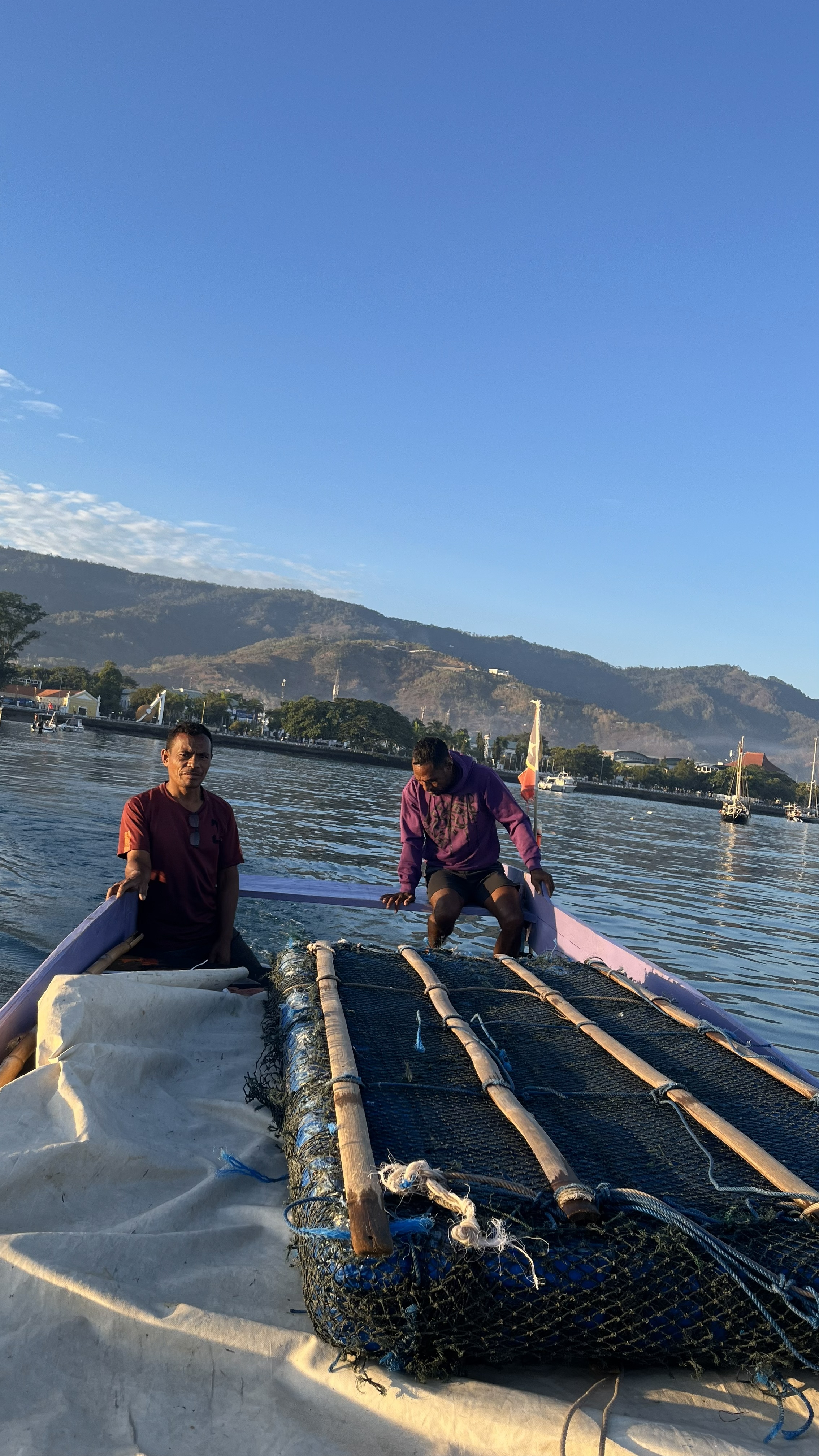 View from the boat deck