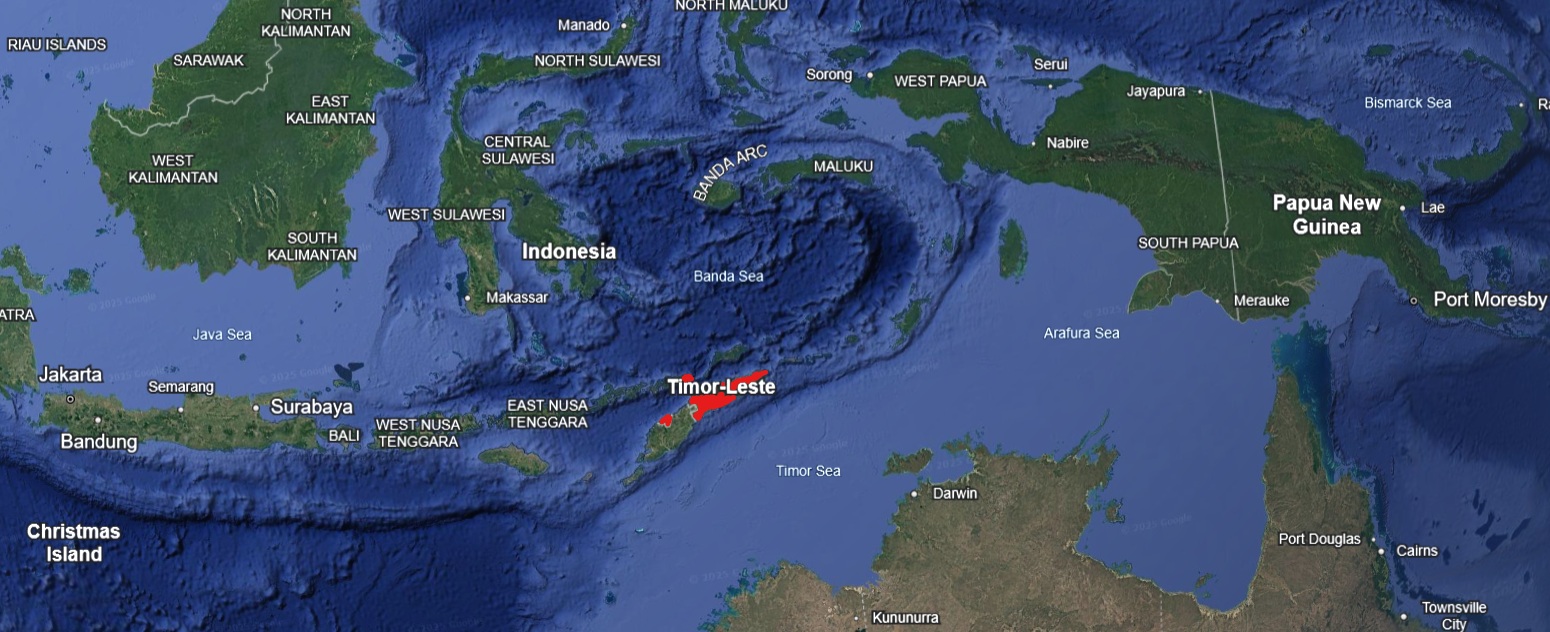 Timor-Leste map